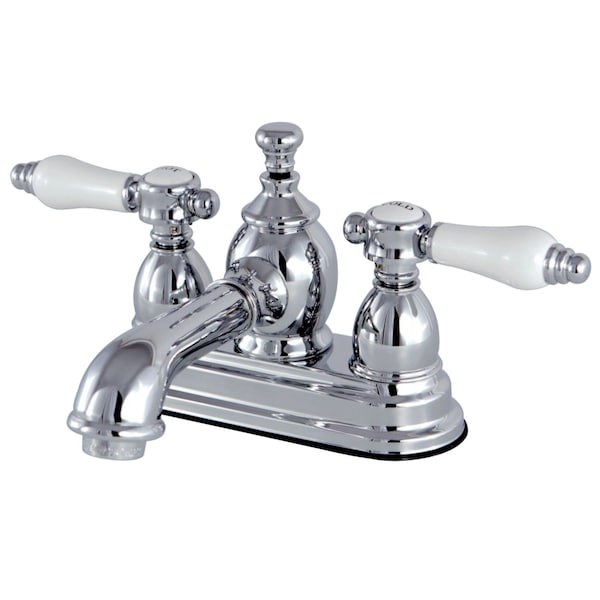 KS7001BPL 4" Centerset Bathroom Faucet, Polished Chrome